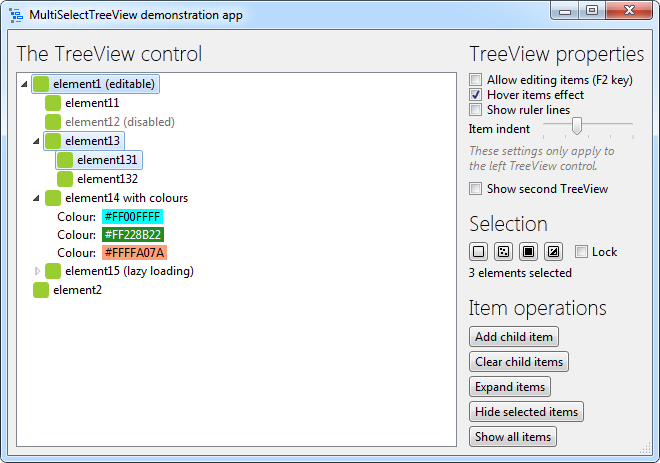 C#/WPF - Multi-select TreeView 